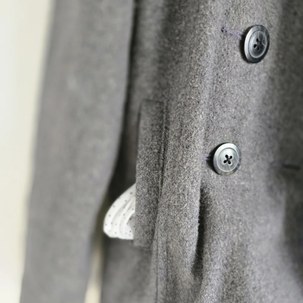 Old Navy Kid's Gray Peacoat